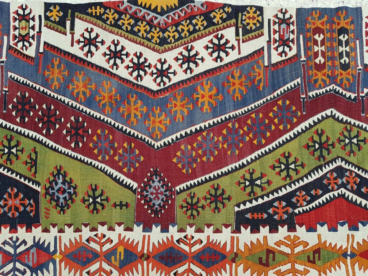 Vintage Kilim Yolluk 90 x 393 cm