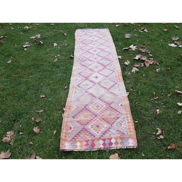 Vintage Herki Kilim Yolluk 80 x 300 cm