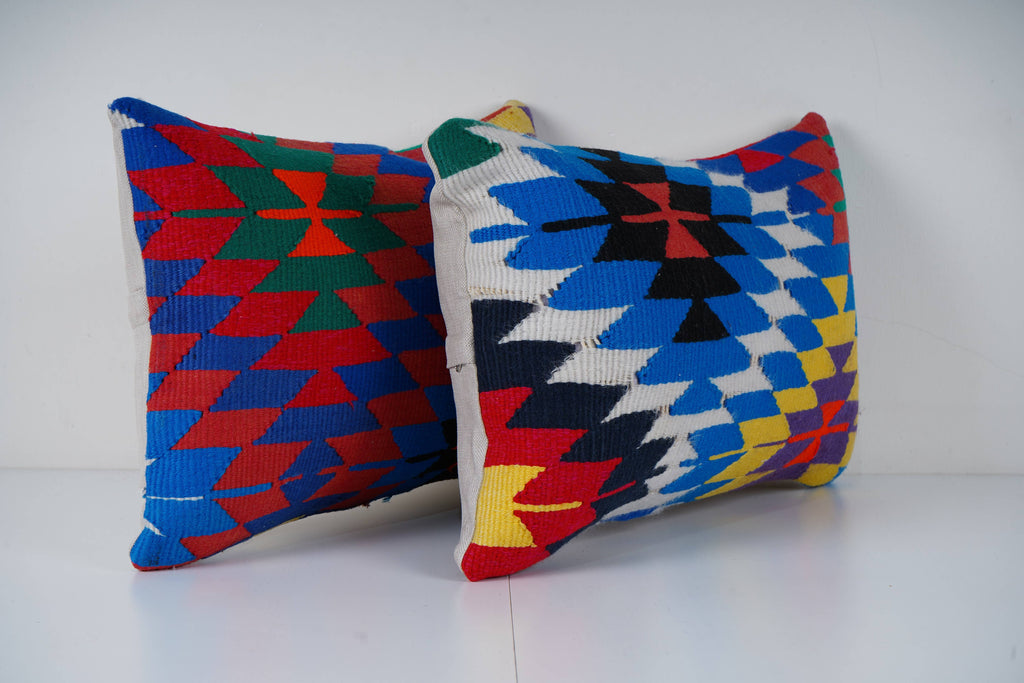 Kilim Kırlent Kılıfı 2'li Set 35 x 50 cm