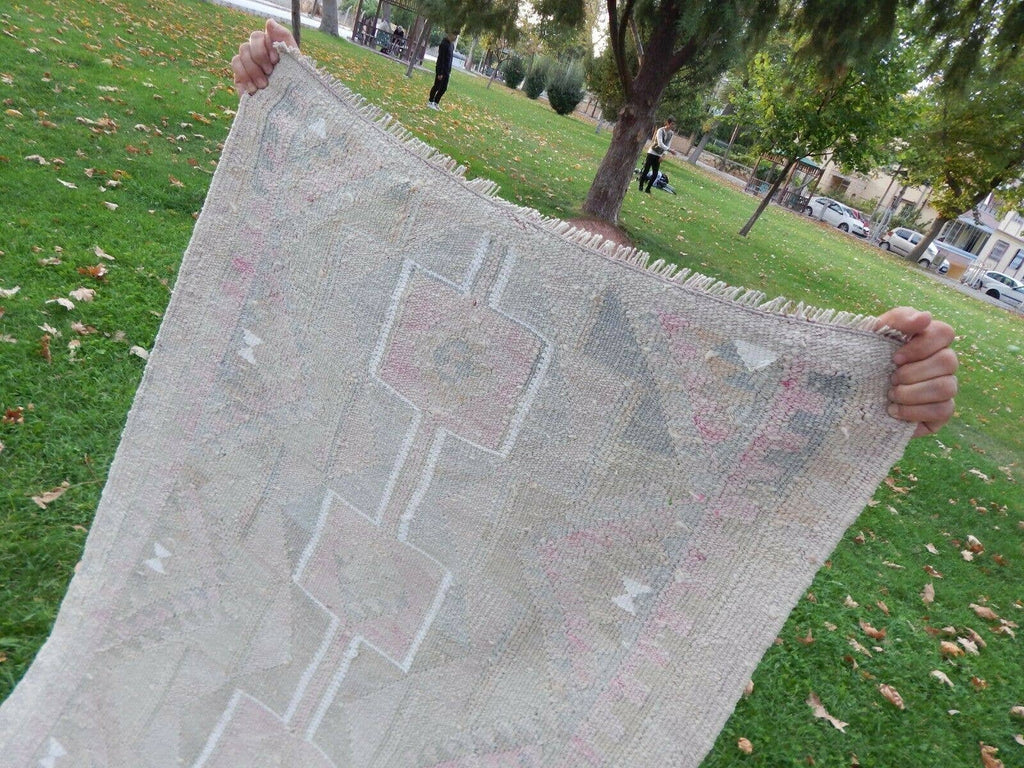 Vintage Herki Kilim Yolluk 88 x 292 cm