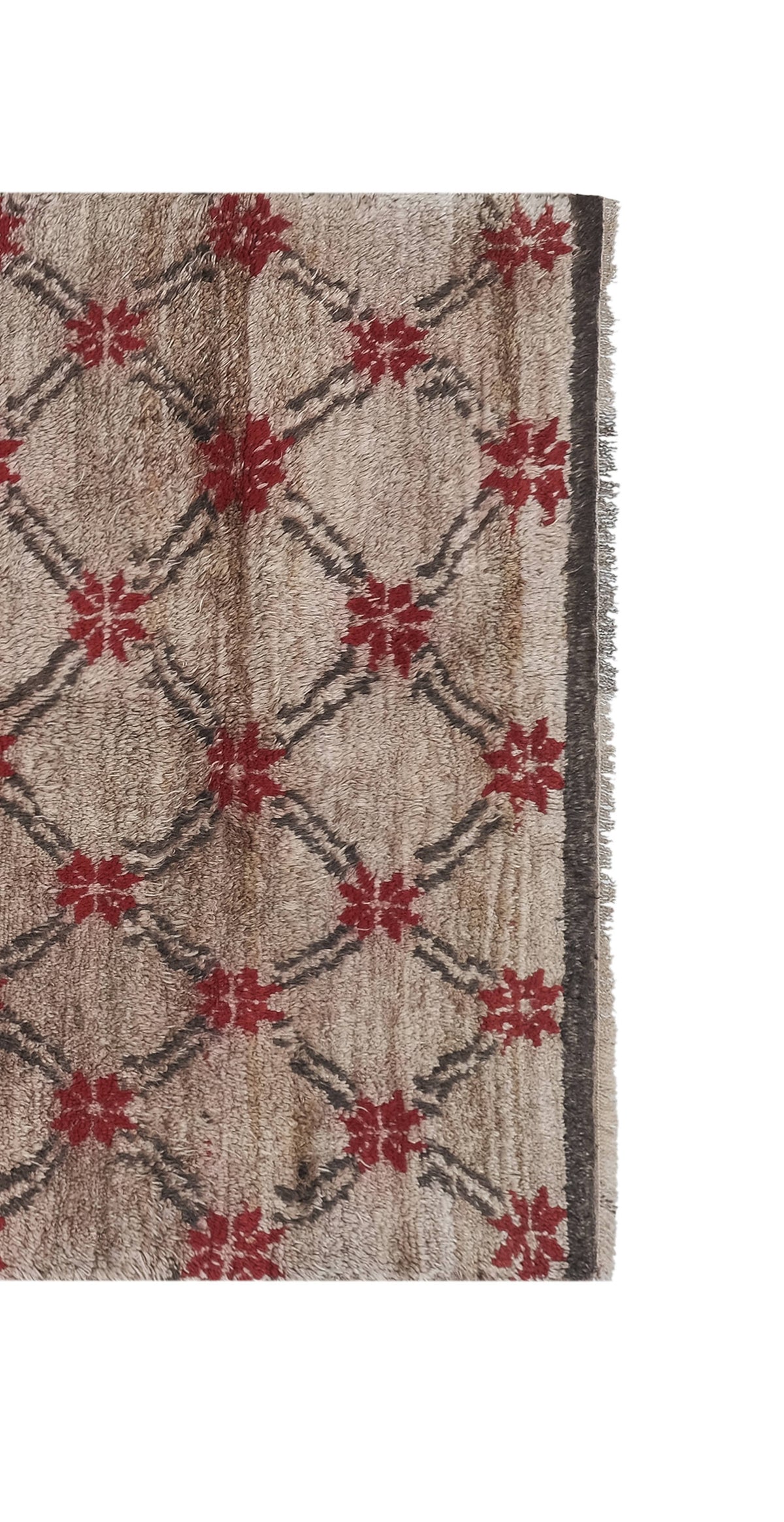 Vintage Türk Tulu Halı 127 x 215 cm