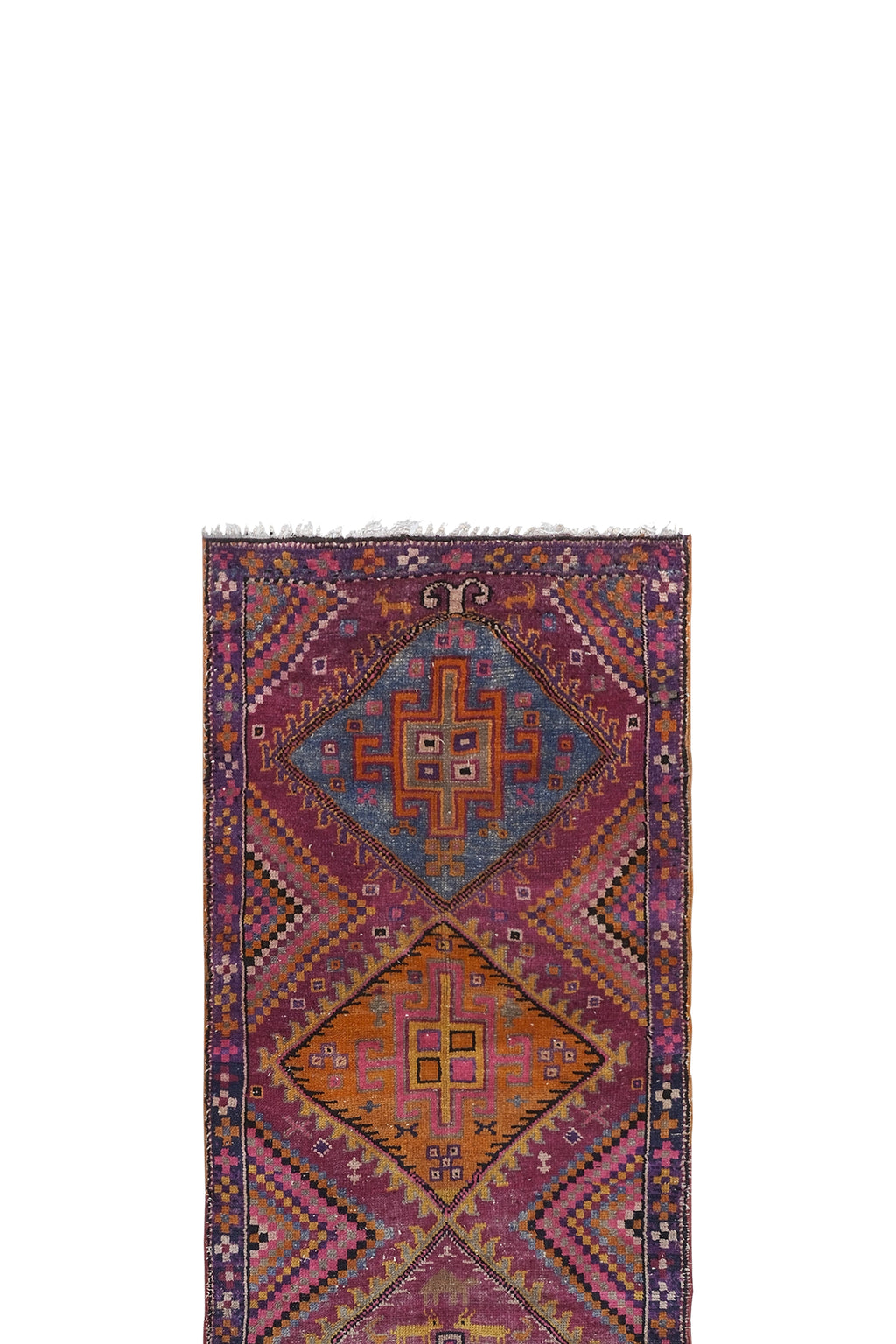 Vintage Herki Halı Yolluk 127 x 370 cm