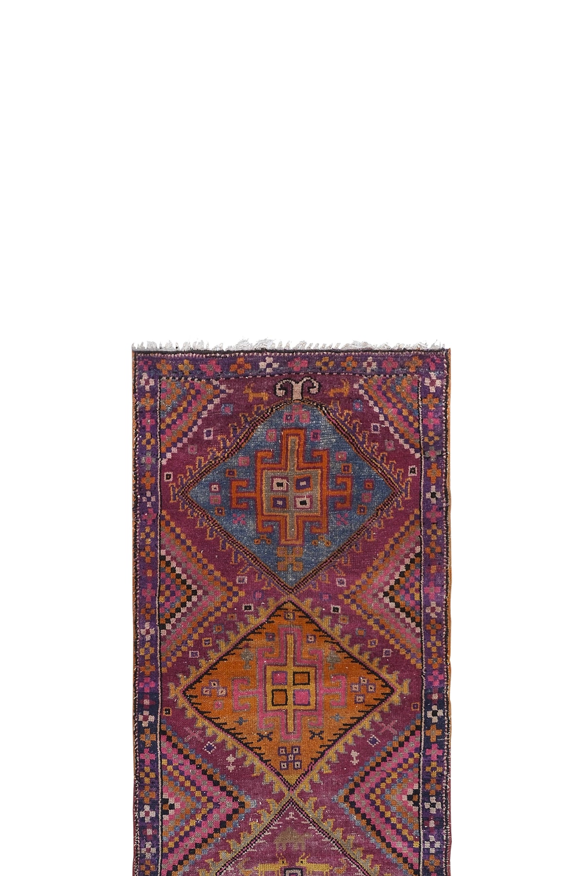 Vintage Herki Halı Yolluk 127 x 370 cm