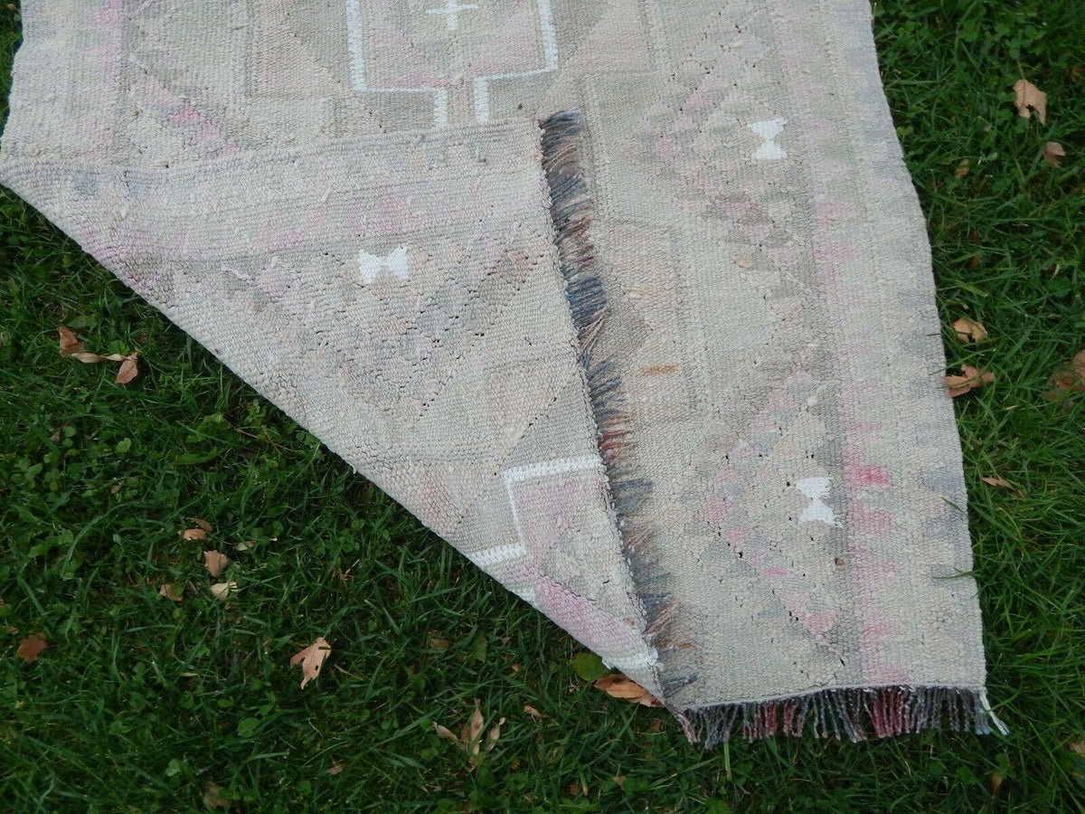 Vintage Herki Kilim Yolluk 88 x 292 cm
