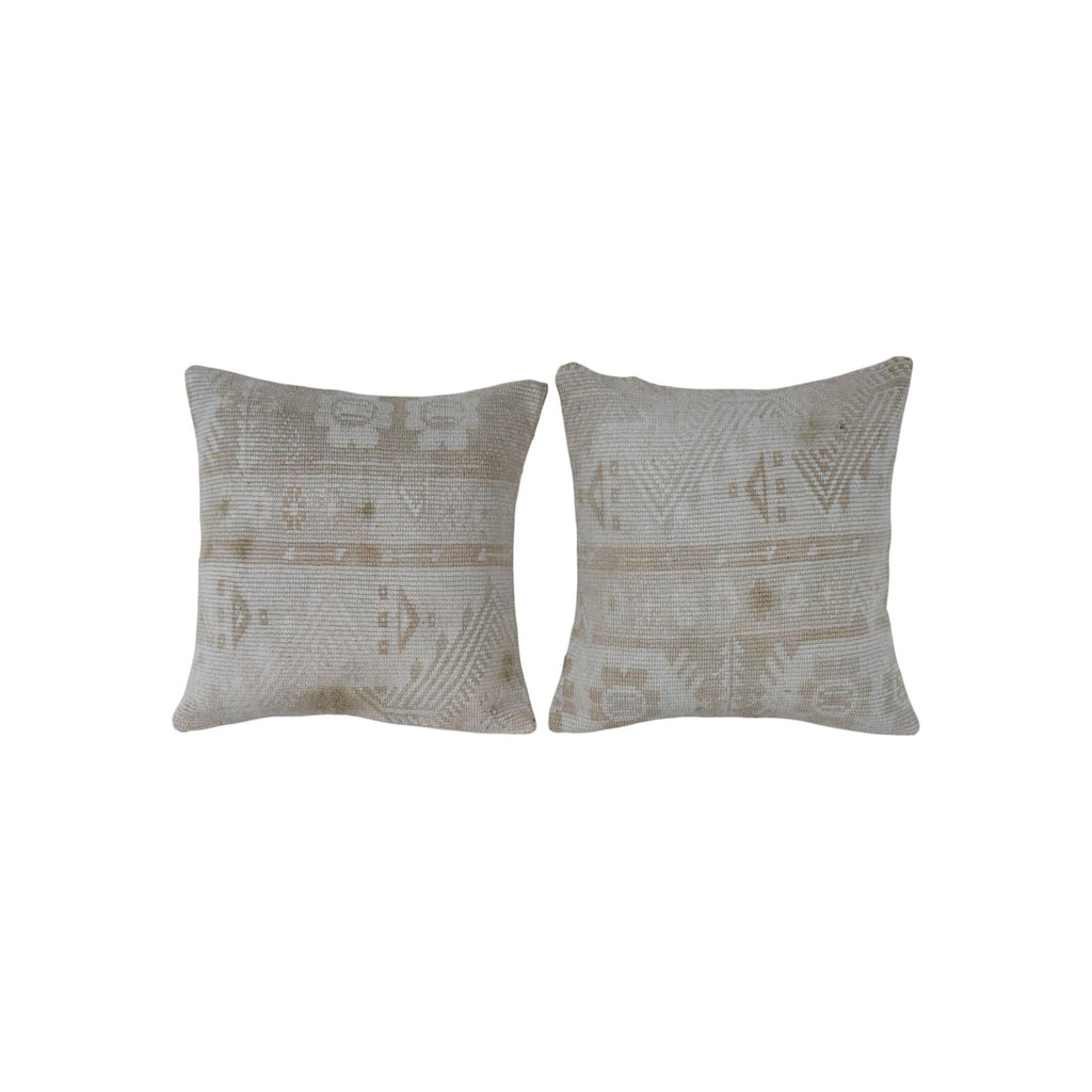 Halı Kırlent Kılıfı 2'li Set 40 x 40 cm