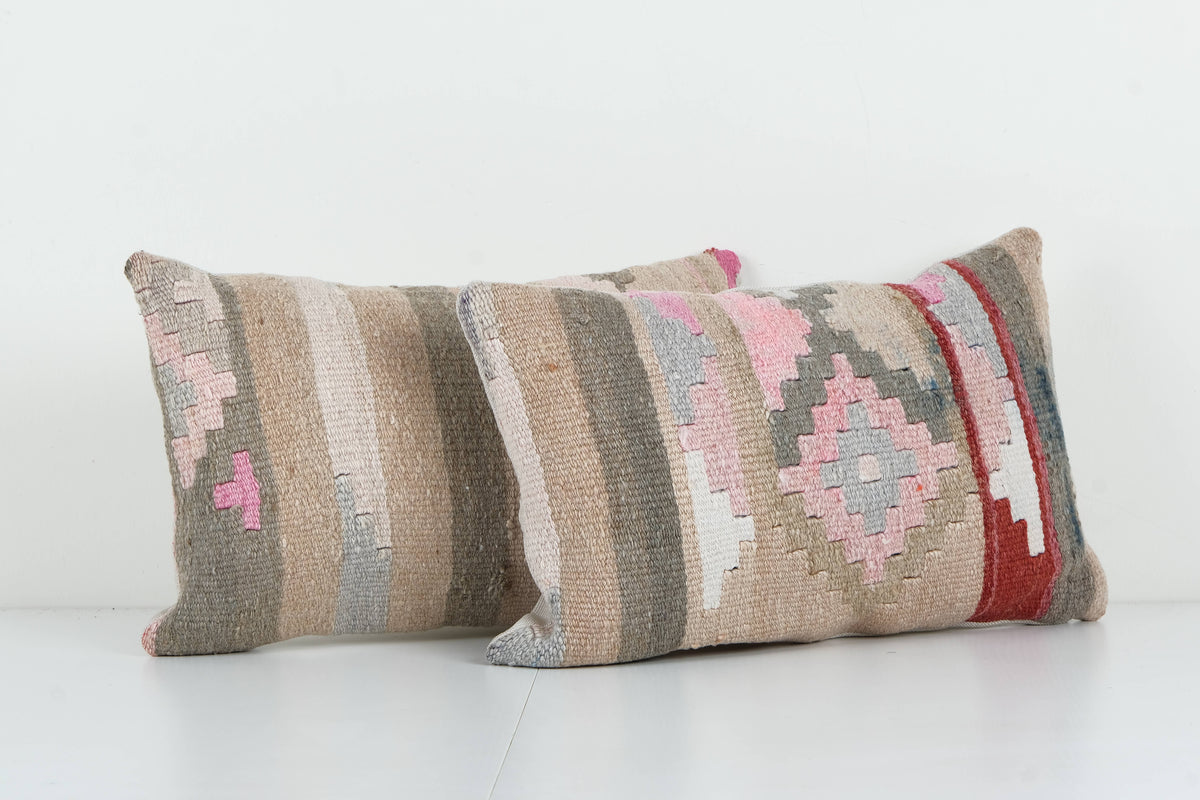 Kilim Kırlent Kılıfı 2'li Set 30 x 45 cm