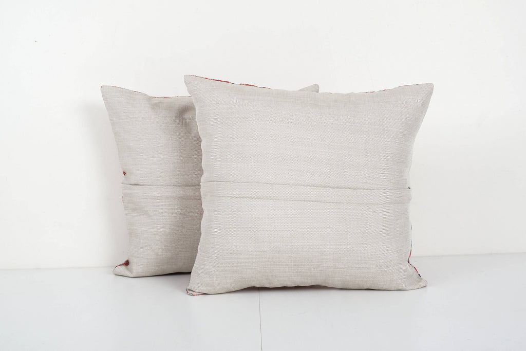 Özbek Baskılı Kırlent Kılıfı 2'li Set 45 x 45 cm
