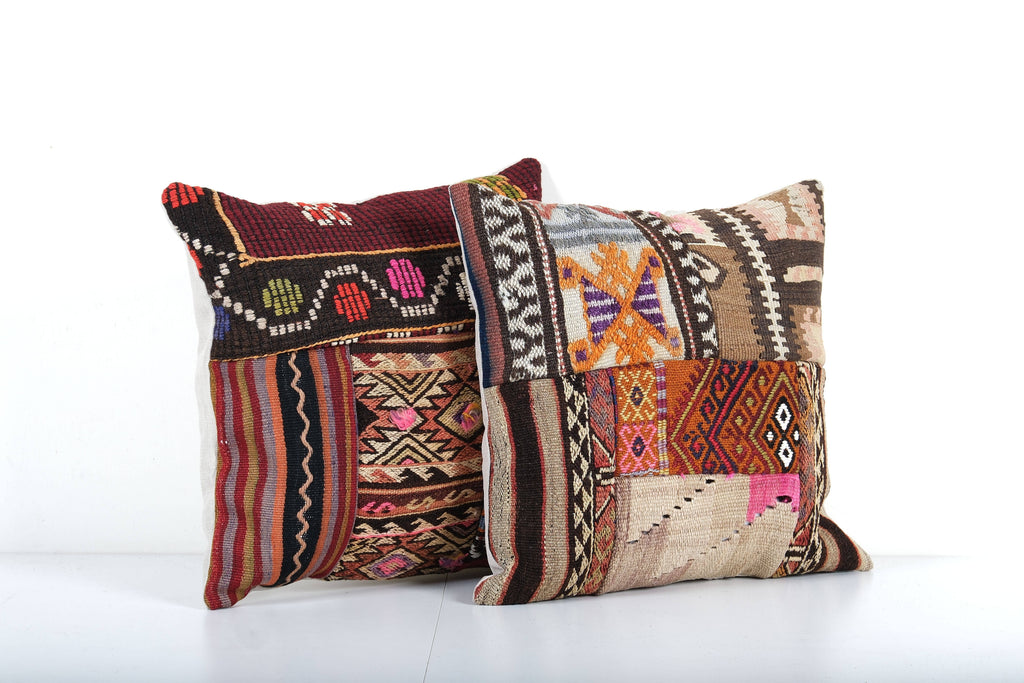 Kilim Kırlent Kılıfı 2'li Set 47 x 49 cm