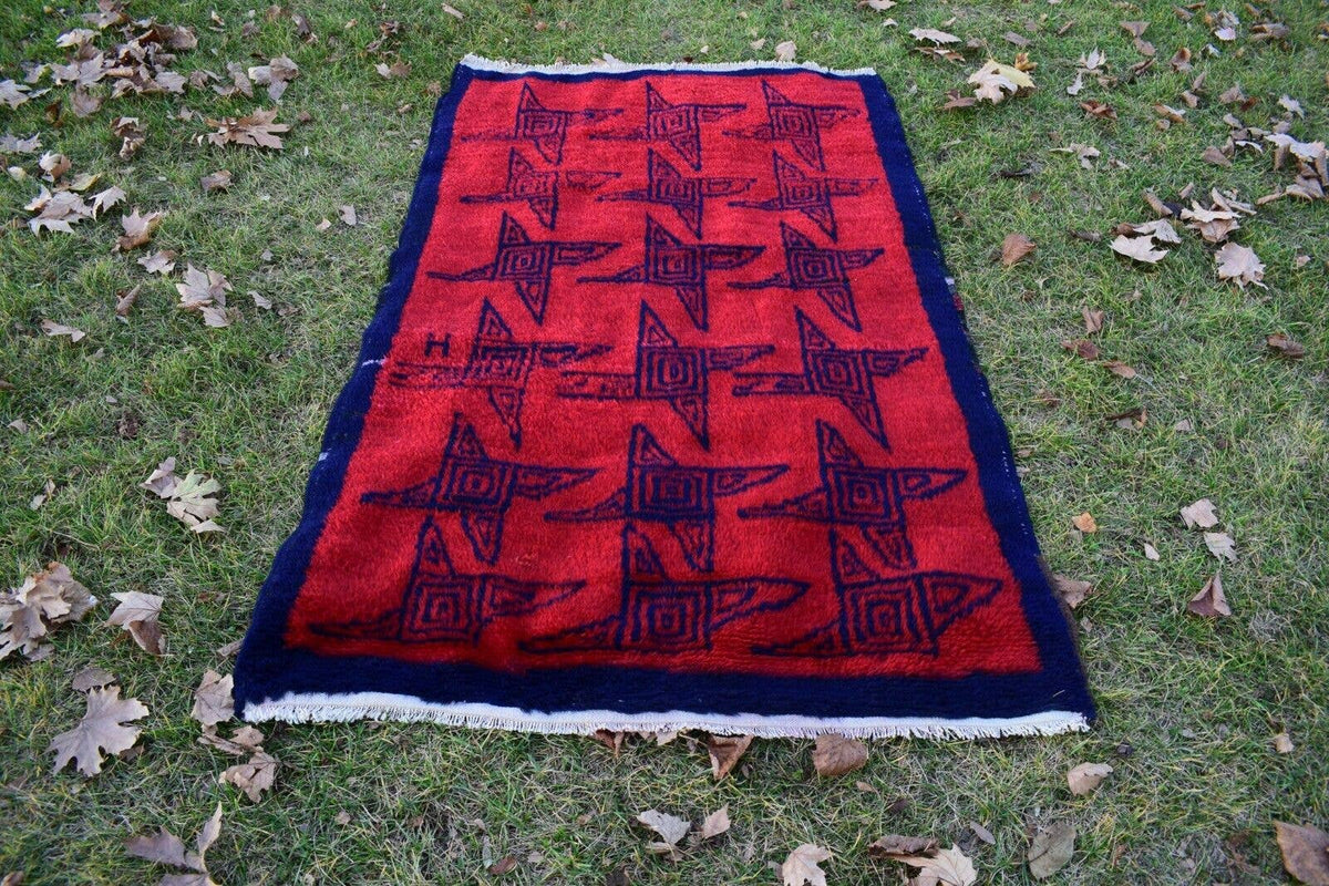 Vintage Türk Tulu Halı 114 x 182 cm