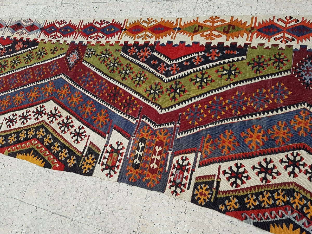 Vintage Kilim Yolluk 90 x 393 cm