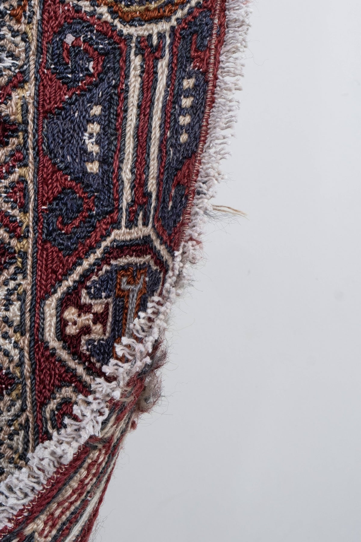 Vintage El İşlemesi Yastık Halı 108 x 145 cm