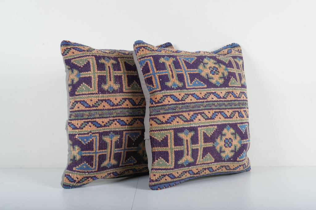 Halı Kırlent Kılıfı 2'li Set 50 x 50 cm