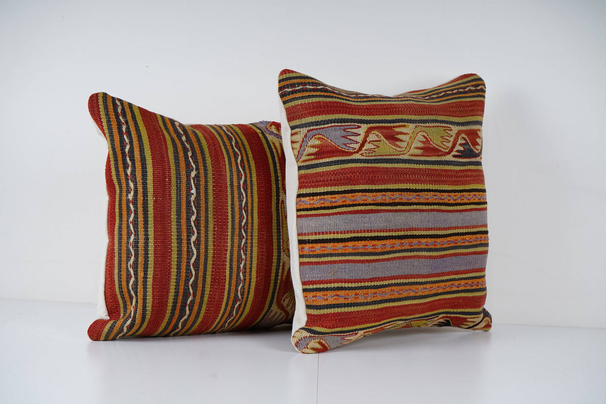 Kilim Kırlent Kılıfı 2'li Set 45 x 60 cm