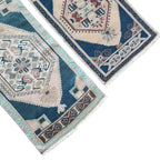 Vintage Türk Yastık Halı 2'li Set 53 x 95 cm