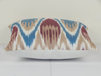 İpek Ikat Kadife Kırlent Kılıfı 31 x 33 cm