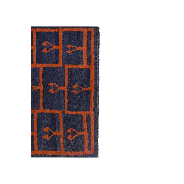 Vintage Türk Tulu Halı 183 x 189 cm