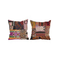 Patchwork Kırlent Kılıfı 2'li Set 50 x 50 cm