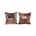 Patchwork Kırlent Kılıfı 2'li Set 50 x 50 cm
