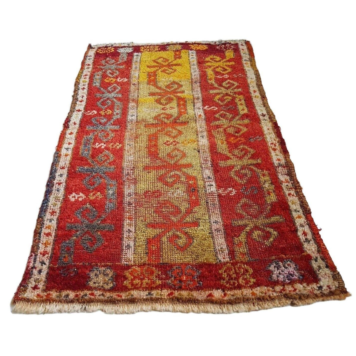 Vintage Anadolu Yastık Halı 55 x 94 cm