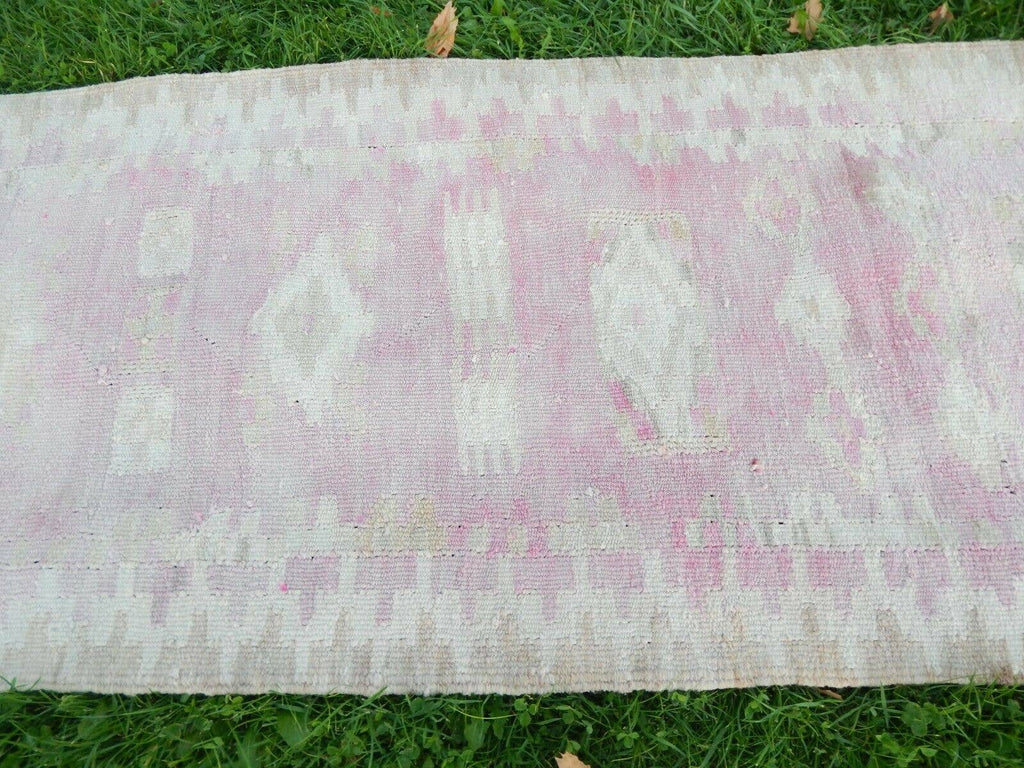 Vintage Herki Kilim Yolluk 75 x 316 cm