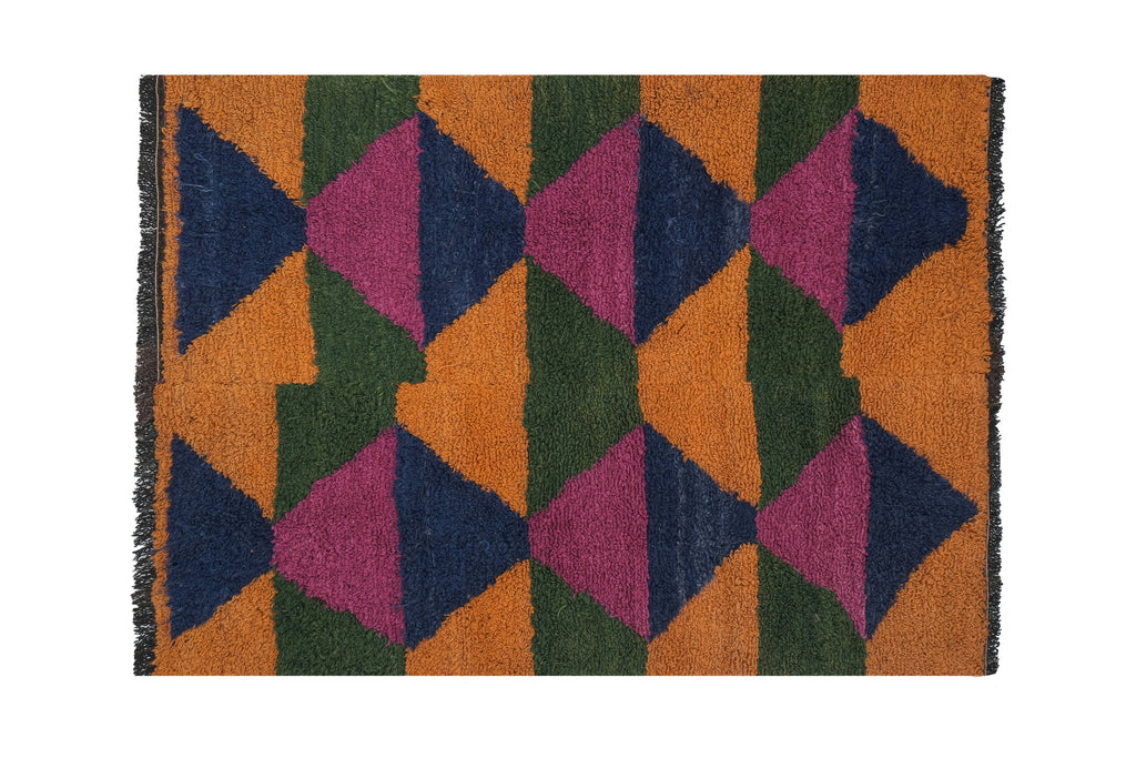 Vintage Türk Tulu Halı 108 x 137 cm
