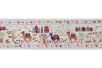 Vintage Deve Desenli El İşlemesi Duvar Örtüsü 51 x 188 cm