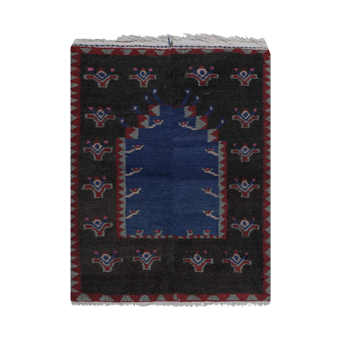 Vintage Türk Tulu Halı 105 x 142 cm
