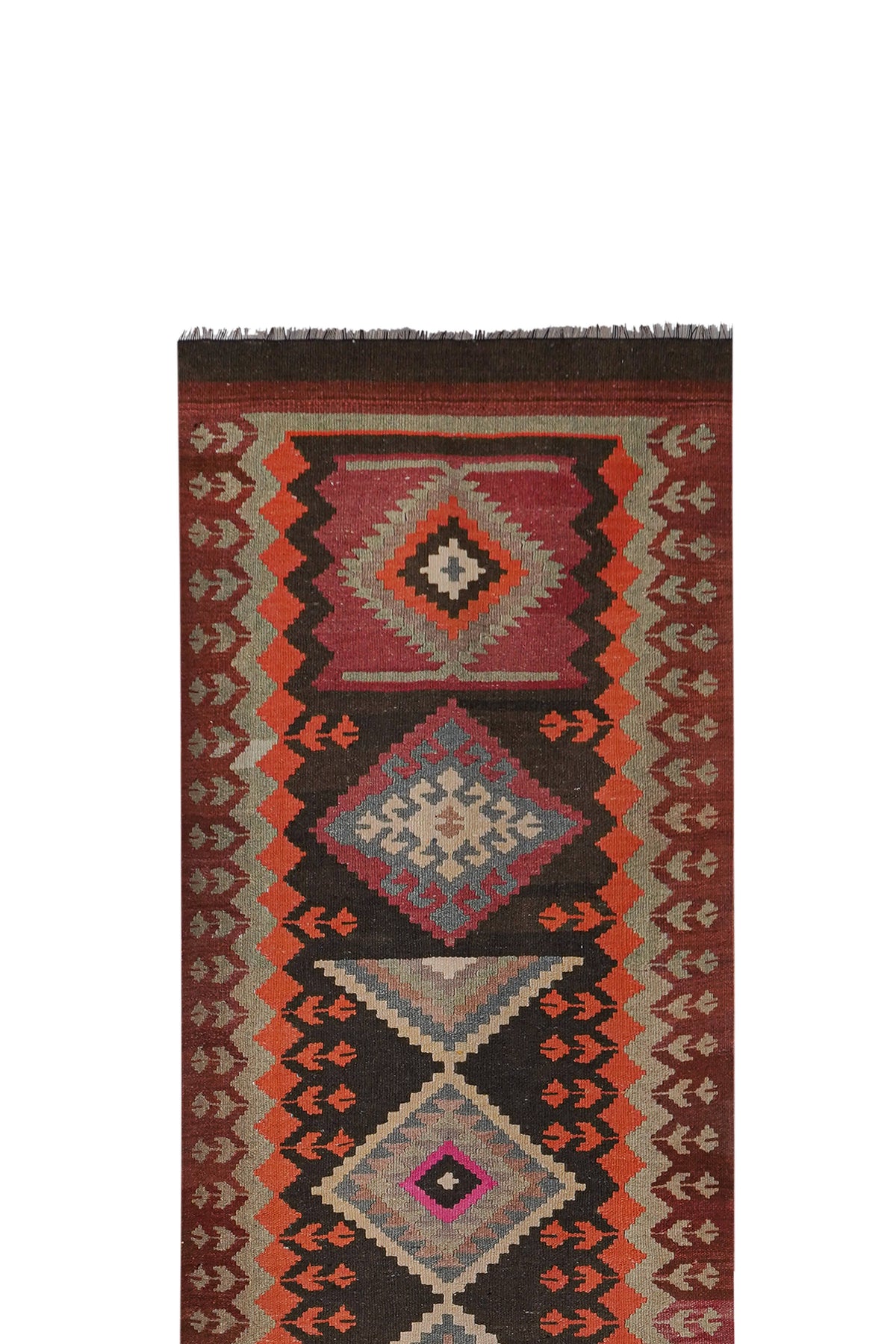 Vintage Kilim Yolluk 96 x 384 cm