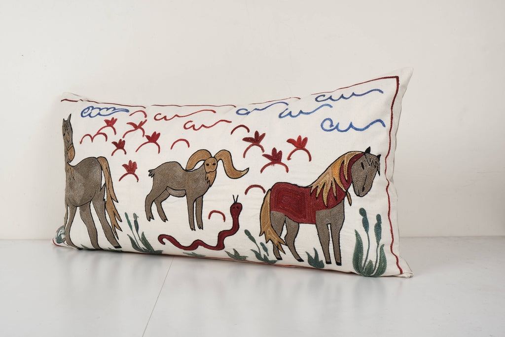Suzani Kırlent Kılıfı 46 x 90 cm