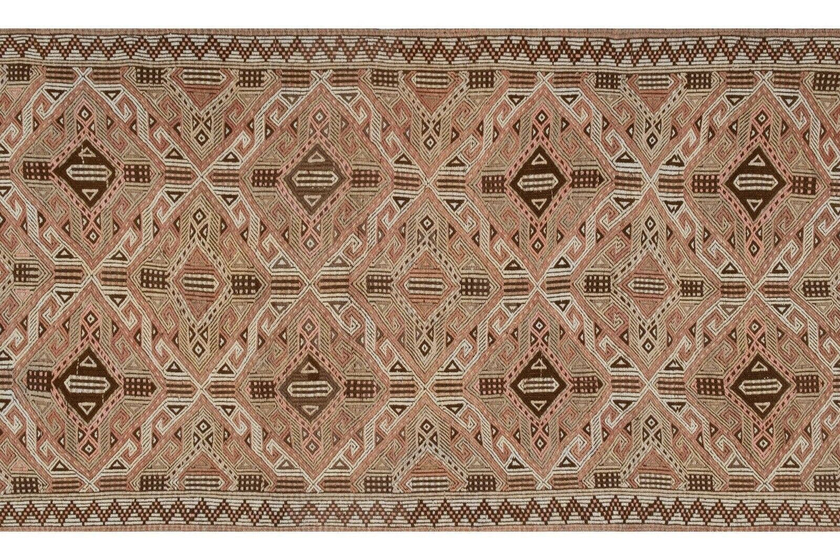 Vintage Türk Cecim Yolluk 140 x 320 cm