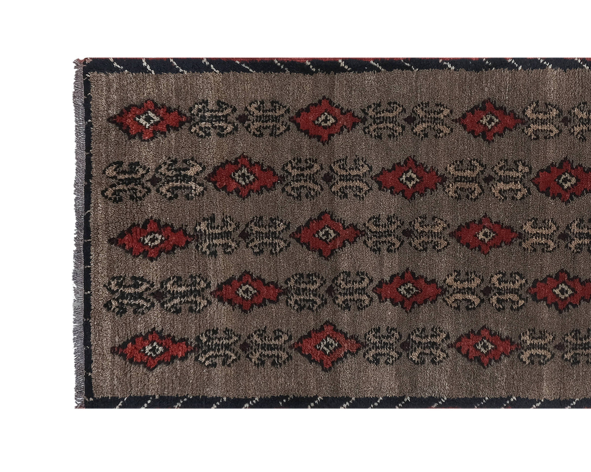 Vintage Türk Tulu Halı 74 x 224 cm