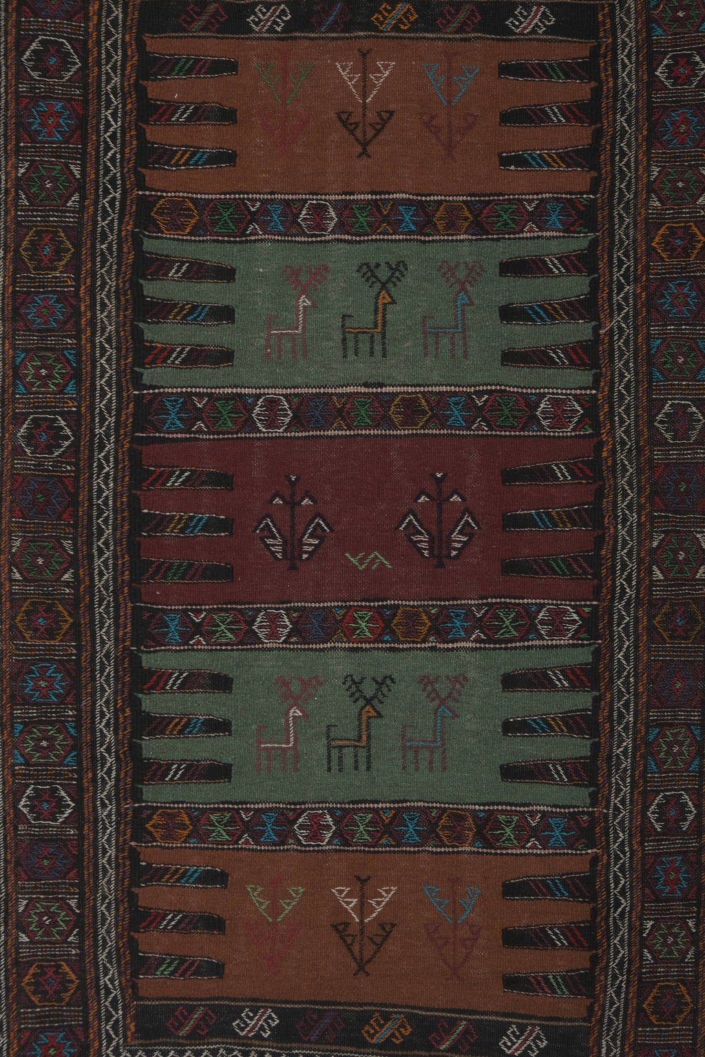 Vintage Sumak Kilim 102 x 163 cm