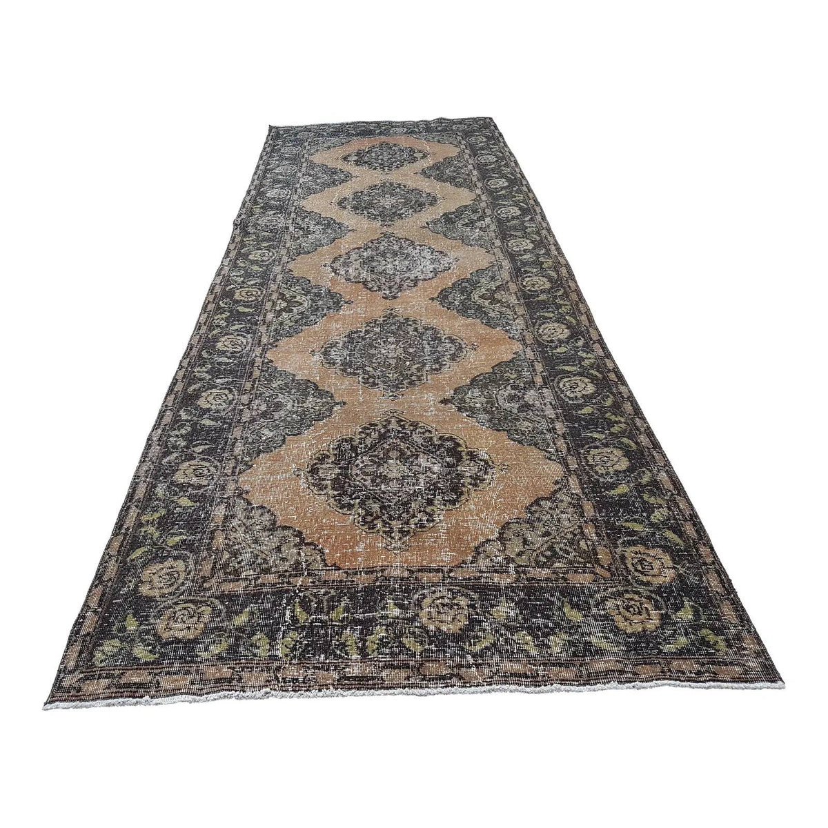 Vintage Uşak Halı 140 x 375 cm