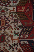 Vintage Sumak Kilim 123 x 193 cm