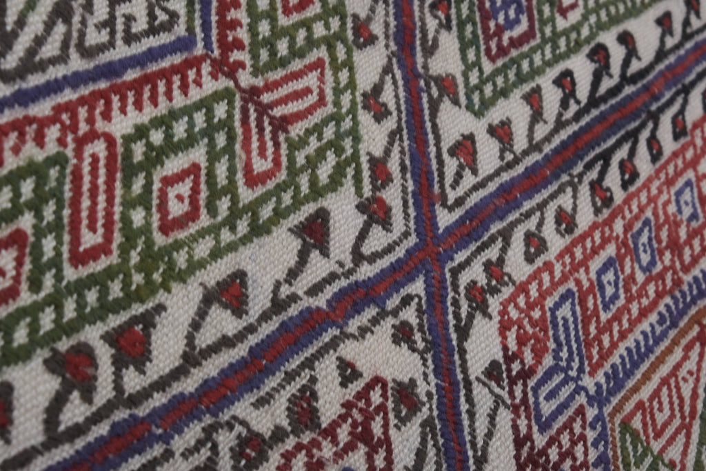 Vintage Türk Cicim Halı 151 x 195 cm