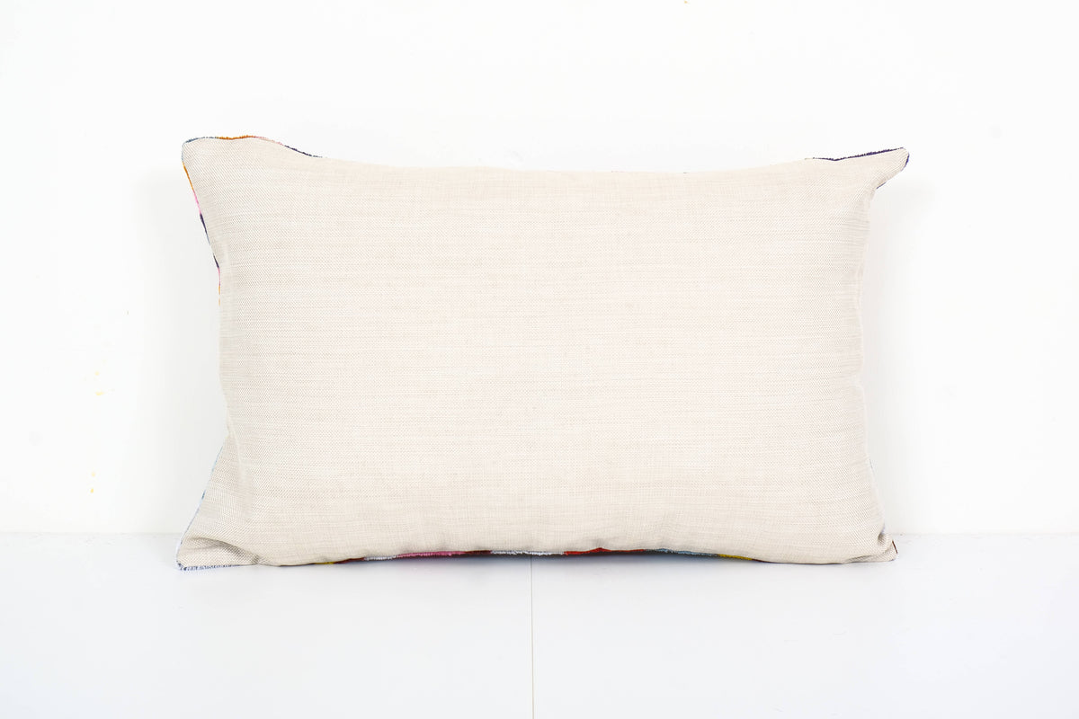 İpek Ikat Kadife Kırlent Kılıfı 40 x 60 cm