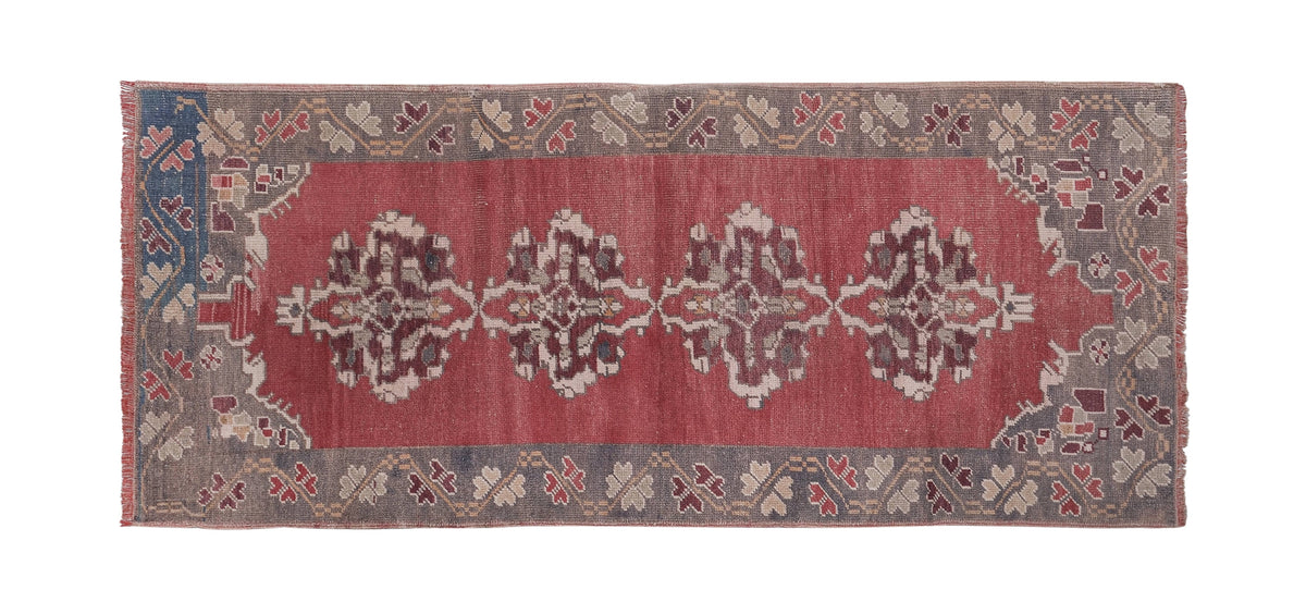 Vintage Anadolu Halı Yolluk 102 x 237 cm