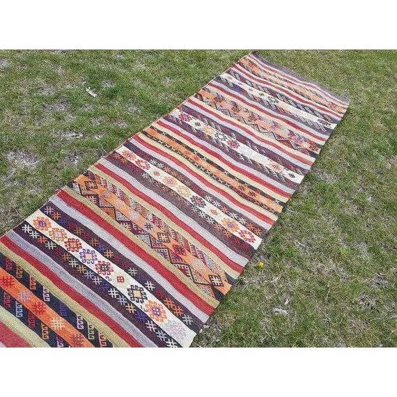 Vintage Kilim Yolluk 79 x 295 cm
