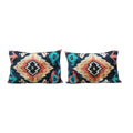 İpek Ikat Kadife Kırlent Kılıfı 40 x 60 cm