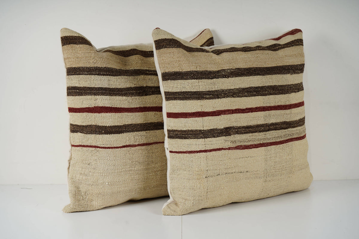 Kilim Kırlent Kılıfı 2'li Set 60 x 60 cm