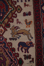 Vintage Sumak Kilim 108 x 143 cm