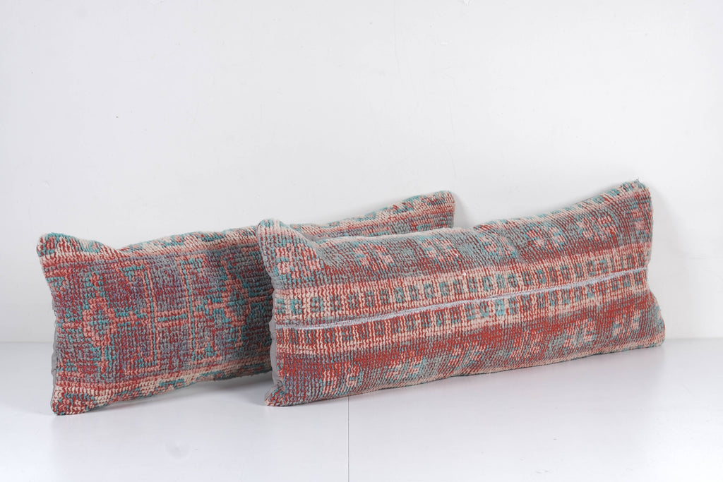 Halı Kırlent Kılıfı 2'li Set 34 x 92 cm
