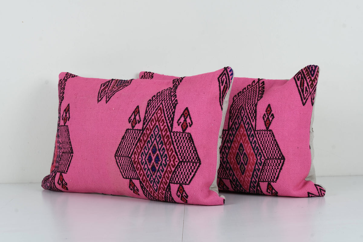 Kilim Kırlent Kılıfı 2'li Set 40 x 60 cm