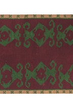 Vintage Türk Damalı Tulu Halı 121 x 156 cm