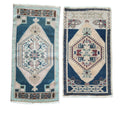 Vintage Türk Yastık Halı 2'li Set 53 x 95 cm