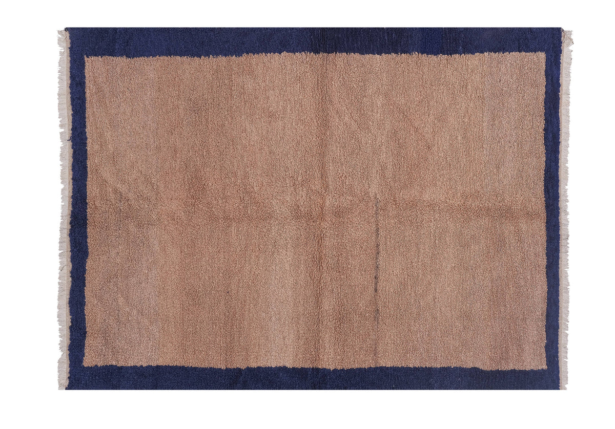 Vintage Türk Damalı Tulu Halı 133 x 181 cm
