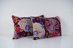 Özbek Baskılı Kırlent Kılıfı 2'li Set 28 x 50 cm