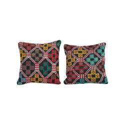Kilim Kırlent Kılıfı 2'li Set 40 x 40 cm