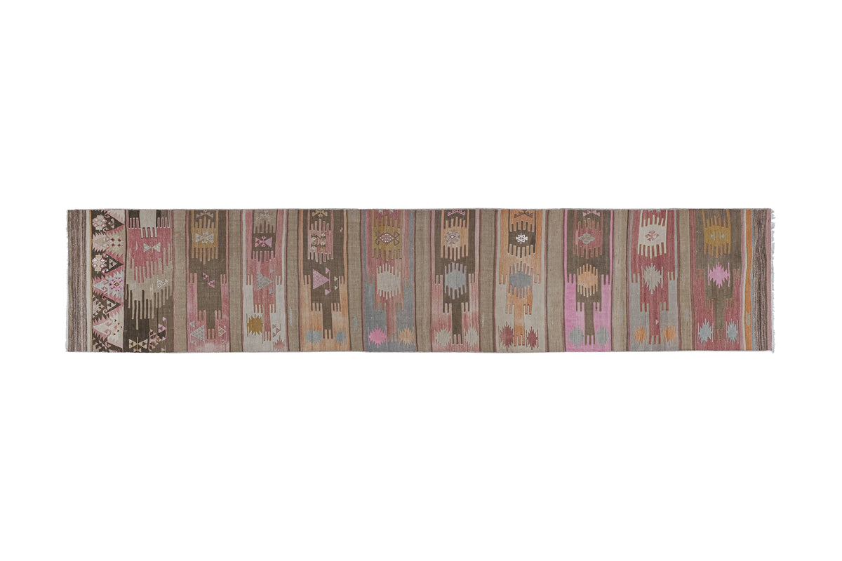Vintage Sivas Kilim Yolluk 82 x 380 cm