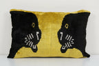 İpek Ikat Kadife Kırlent Kılıfı 40 x 60 cm